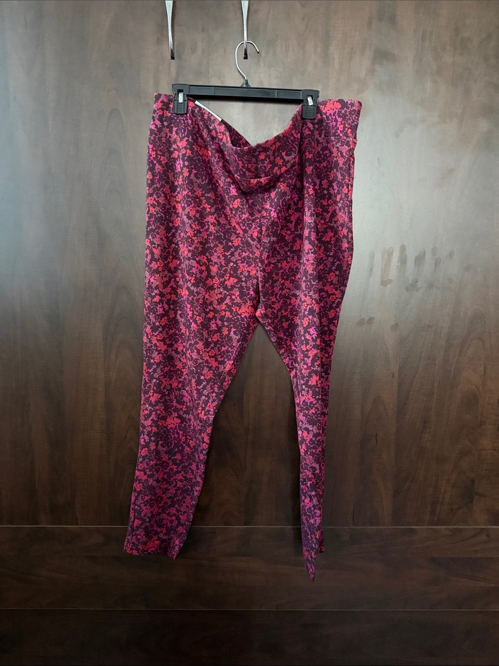 Terra & Sky Fuchsia Pink Floral High-Waist Leggings